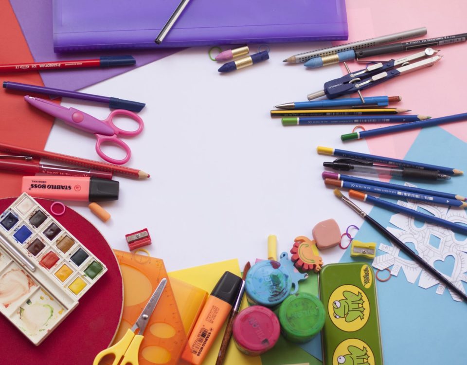 painting and drawing tools set